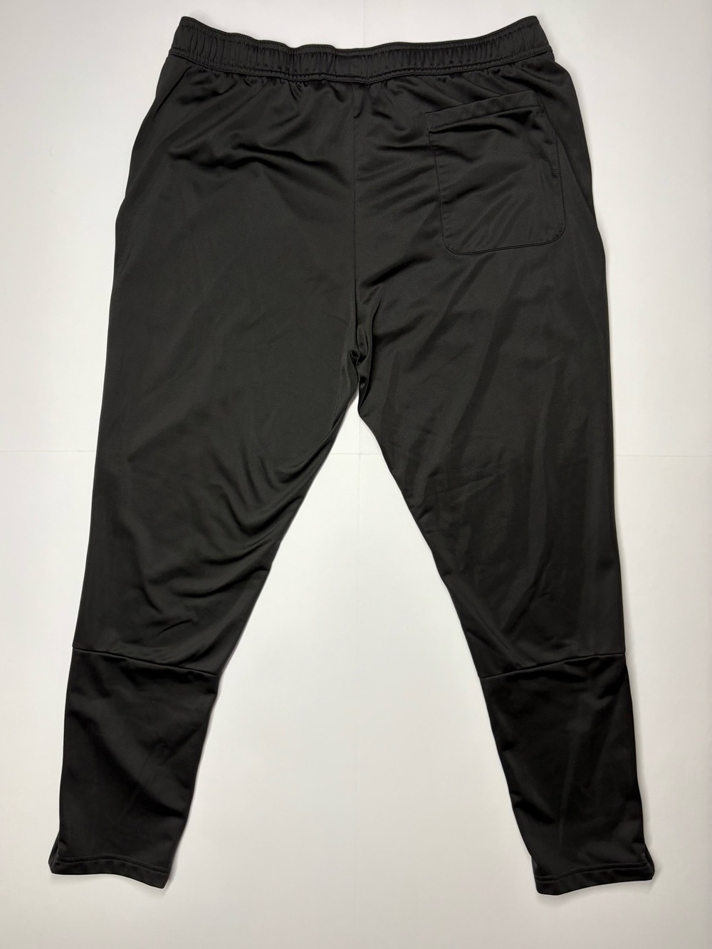 adidas Black Athletic Joggers with Ankle Zips - Picture 2 of 4
